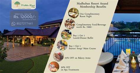 Addmarc : Madhuban Resort Anand- Membership Card Offers