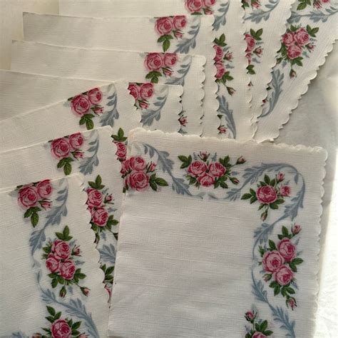 Floral Paper Napkins - Etsy