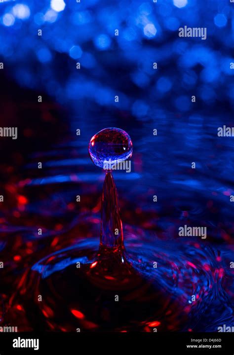 Water Droplet splash Stock Photo - Alamy