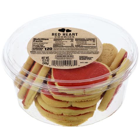 H-E-B Bakery Valentines Red Hearts Cookies - Shop Cookies at H-E-B