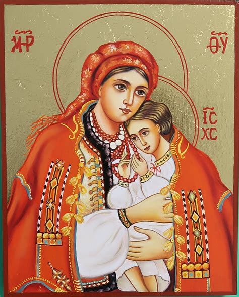 Mother of God Hand Painted Icon – Byzantine Church Supplies