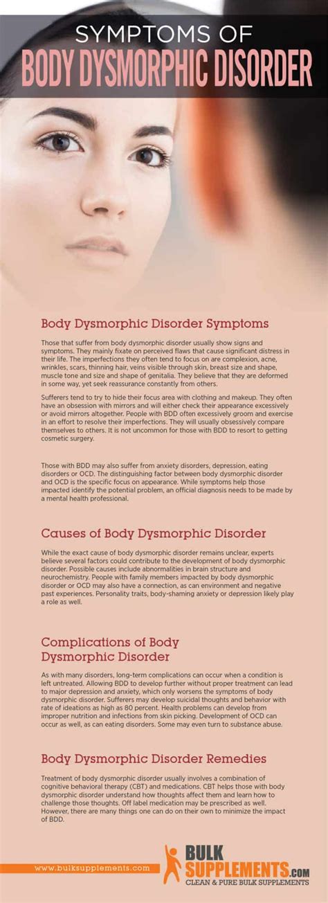 Body Dysmorphic Disorder: Characteristics, Causes & Treatment