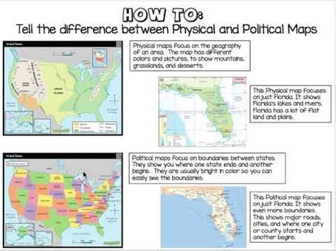 Difference Between Political Map And Physical Map