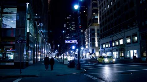 nyc night street new york-city photography HD Wallpaper-1920x1080 Download | 10wallpaper.com