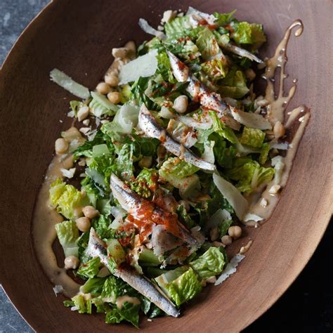 Spanish Caesar Salad with Marcona Almonds and White Anchovies | Recipe ...