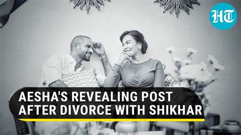 After divorce with Shikhar Dhawan, what Aesha Mukerji wrote on ...