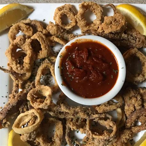 Deep-Fried Calamari Rings Recipe