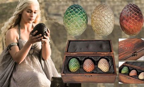 Guard the Game of Thrones Dragon Egg Prop Replica Set