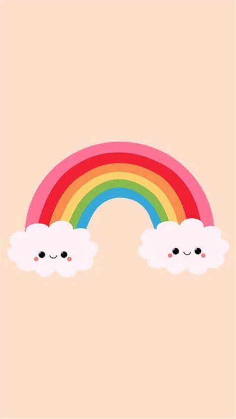 Cute Rainbow Wallpapers ~ Youniverce☾ On Instagram: “half The Moon2 ...