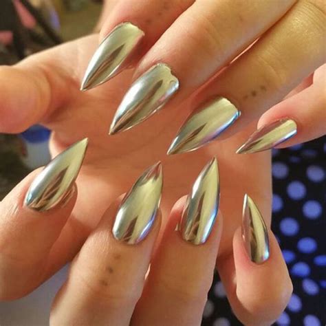 Chrome Powder For Nails/Metallic Effect Nail Powder Mirror Effect Nail ...