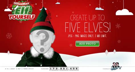 Create Dancing Elf Christmas Video Greeting Card with Elf Yourself