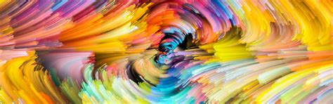 3440x1080 Colorful Tsunami Wave 3440x1080 Resolution Wallpaper, HD Artist 4K Wallpapers, Images ...