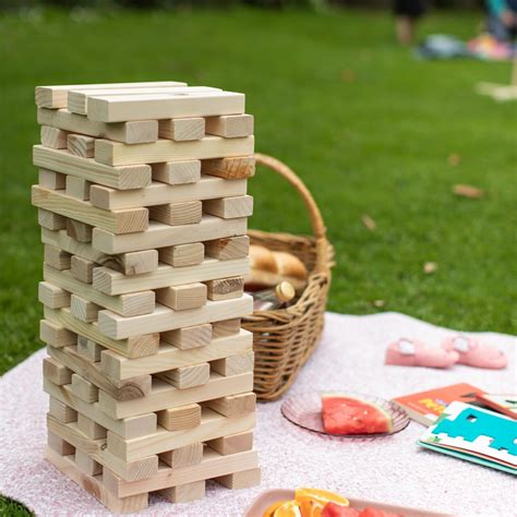 Giant Wooden Tumbling Tower | Buy Outdoor Toys Online at ihartTOYS