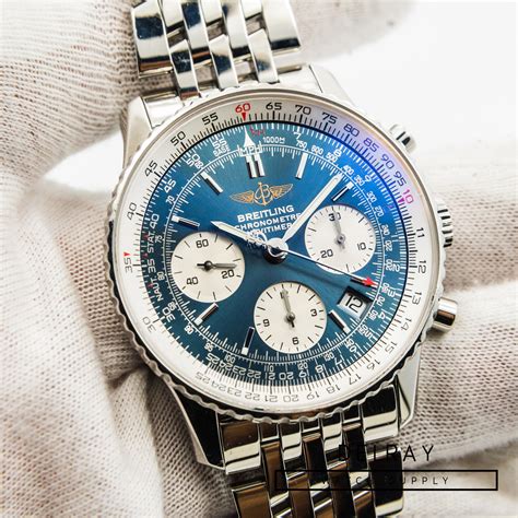 Breitling Navitimer Blue Dial - DelrayWatch.com