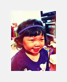 My hipster daughter | Cece loves to rock the headband! | mark yuen | Flickr