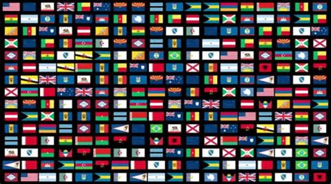 Flags of the World animation | Stock Video | Pond5