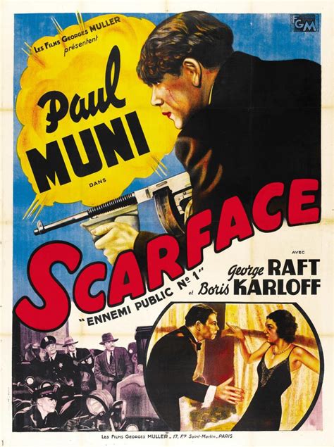 Scarface ***** (1932, Paul Muni, George Raft, Boris Karloff, Osgood Perkins) – Classic Movie ...