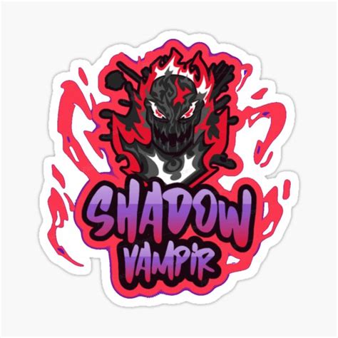 "Shadow logo" Sticker for Sale by ShadowVampir3 | Redbubble