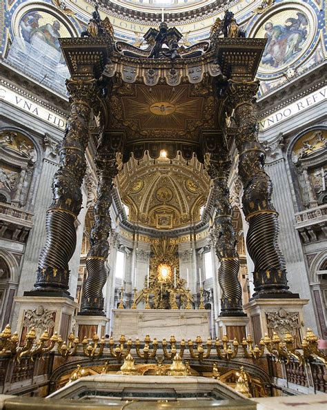 File:St. Peter's Baldachin by Bernini.jpg - Wikimedia Commons