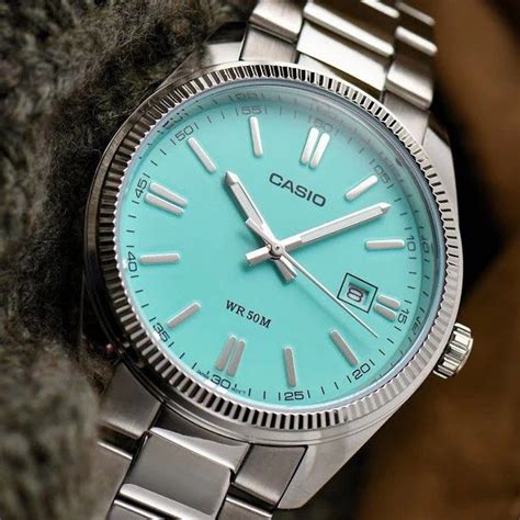 Casio Tiffany Blue watch, Men's Fashion, Watches & Accessories, Watches ...