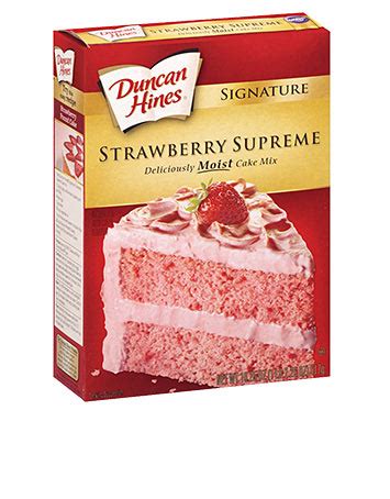 Signature Strawberry Cake Mix | Duncan Hines®