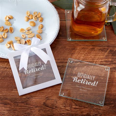 Personalized Glass Coaster - Celebration (Set of 12) | Kate Aspen