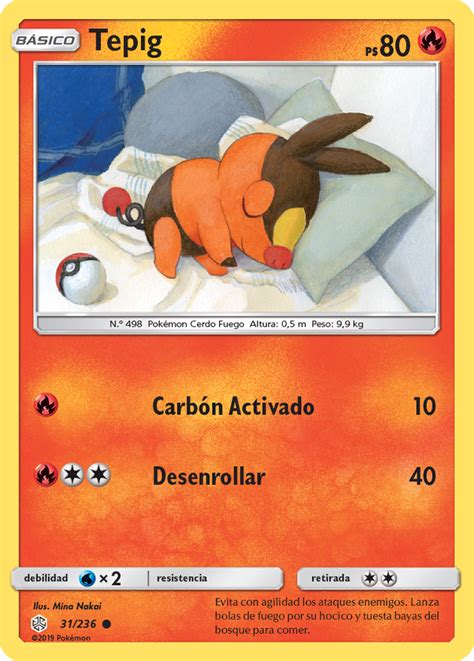 Tepig (Eclipse Cósmico TCG) - WikiDex, la enciclopedia Pokémon