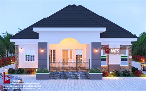 4 Bedroom Bungalow (RF 4011) – NIGERIAN BUILDING DESIGNS