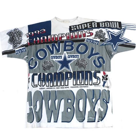 Vintage Dallas Cowboys T-shirt 90s NFL Football Aikman Smith Irvin ...