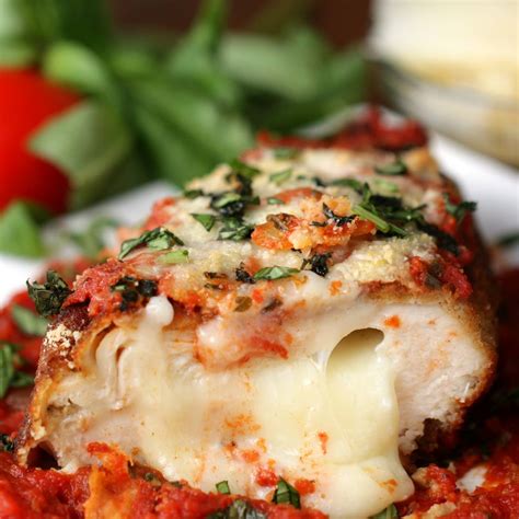 Stuffed Chicken Parmesan | TeenyRecipes