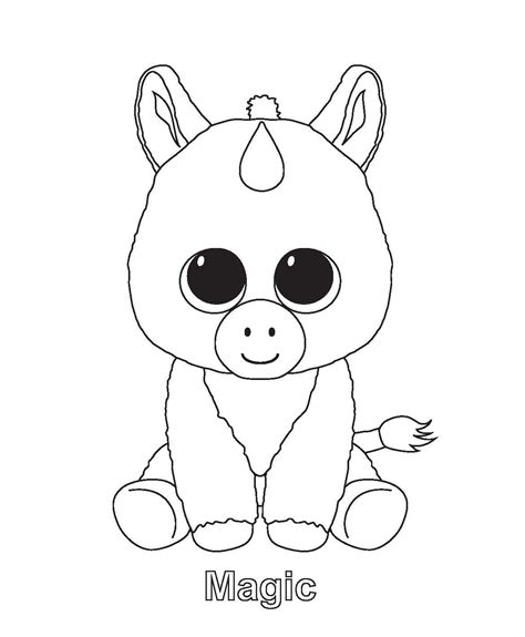 Beanie Boos Coloring Pages Only at GetColorings.com | Free printable colorings pages to print ...