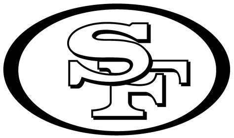 49ers Logo Outline
