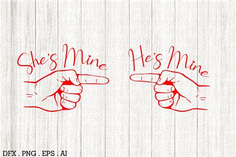 She's Mine & He's Mine SVG Cup She's Mine | Etsy