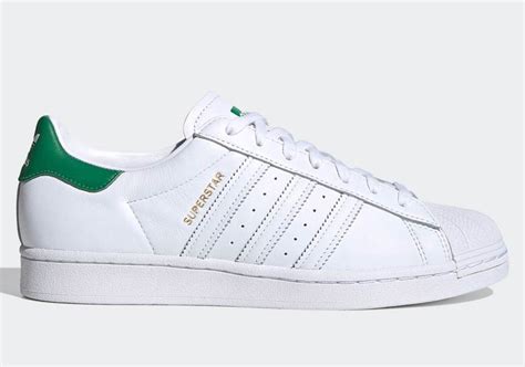 adidas Superstar White Green FZ3642 Release Date - SBD