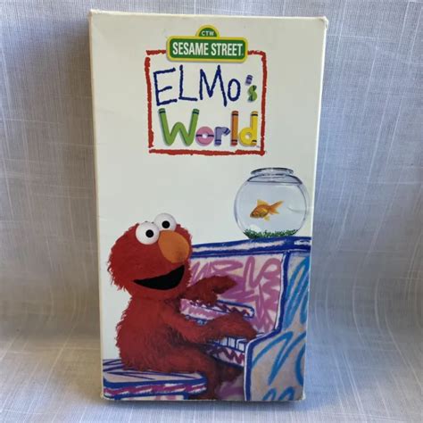 SESAME STREET ELMO'S World VHS Video Tape Kids Video 2000 £7.87 - PicClick UK