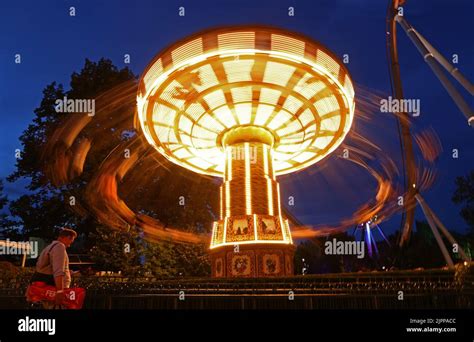 Liseberg amusement park in the city of Gothenburg, Sweden, during ...