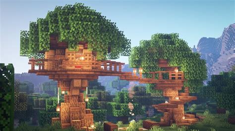 Tree House Base Minecraft Map