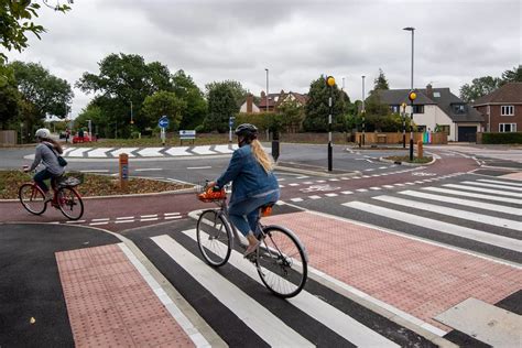 Aerial photos show Cambridge's brand new Dutch roundabout in action ...