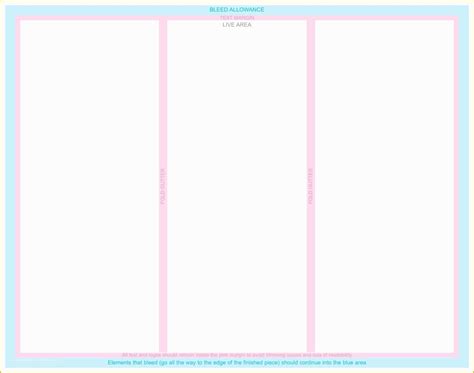 Blank Leaflet Template