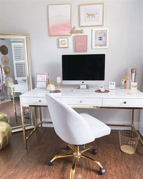 White Desk For Home Office - Anna Furniture