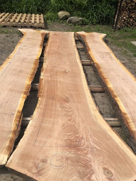 Live Edge Black Cherry Wood Slab | Live Edge Table Slabs