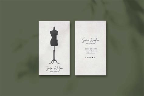 Tailor Shop Business Card Template Graphic by saman.osama123 · Creative ...