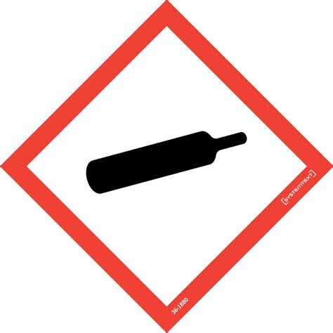 Sign Hazard pictogram CLP Gases under pressure | Toolstore by Luna Group