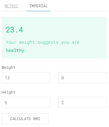 [wt-bmi-calculator] | Weight Tracker Documentation