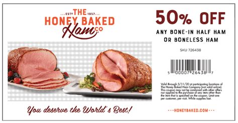 Printable Honey Baked Ham Coupons - Printable Word Searches