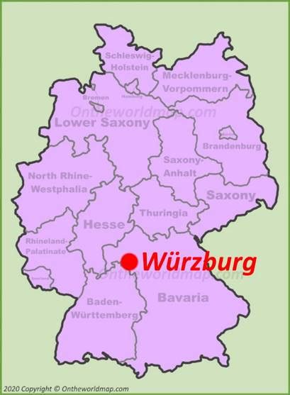 Würzburg Map | Germany | Maps of Würzburg