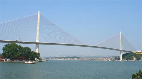 Bai Chay cable-stayed bridge in Vietnam