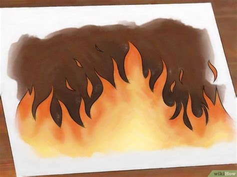 How to Draw Flames: 13 Steps (with Pictures) | Fire drawing, Realistic drawings, Drawing flames