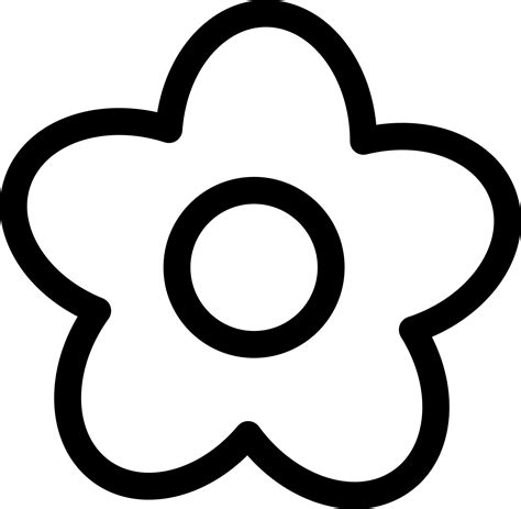 Simple flower icon, vector logo 16181799 Vector Art at Vecteezy