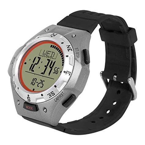 Digital Altimeter/Compass Watch Barometer Dual Time 2 Altimeter Alarms ...